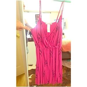 Boyfriend/Girlfriend (UO Brand) Pink Surplice Mini